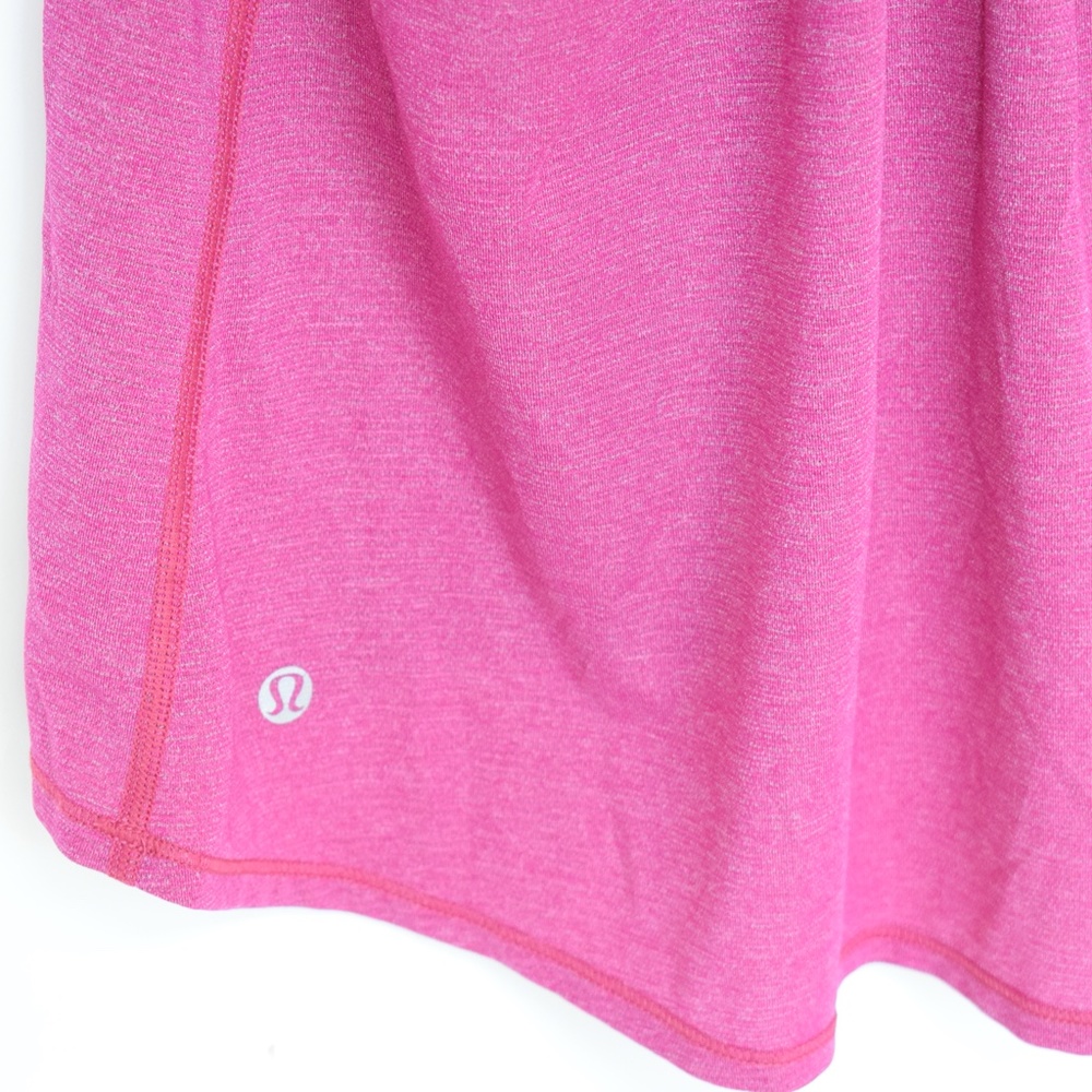 Lululemon 2-IN-Run Tank SZ 6 Heathered Raspberry - Picture 6 of 7